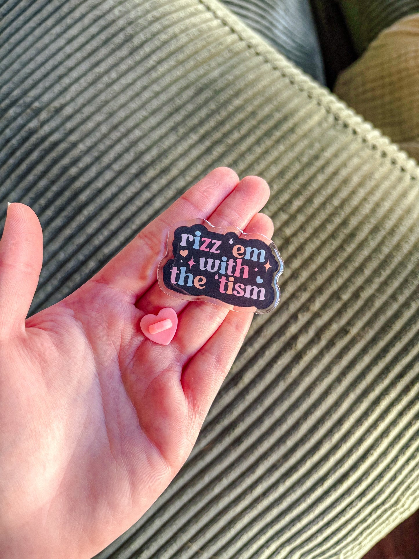 Rizz Em With The Tism Pin