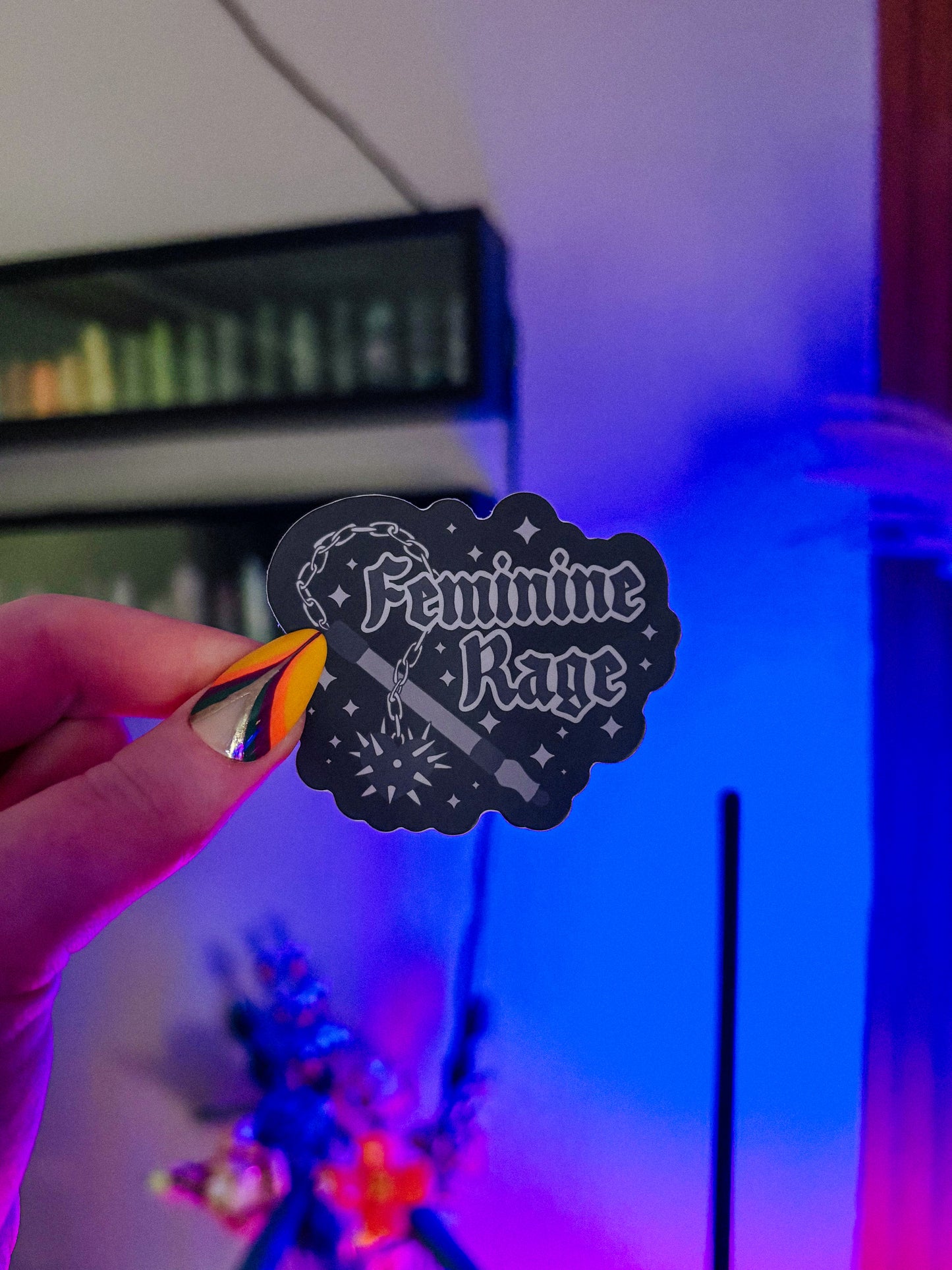 Feminine Rage Sticker