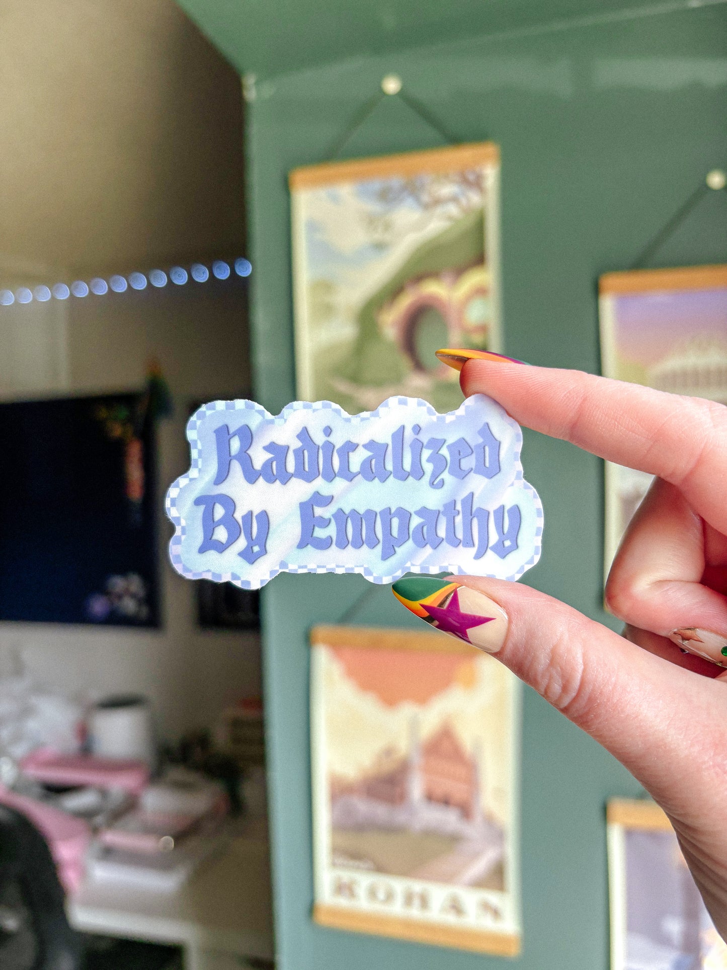 Radicalized by Empathy Sticker (Pastel)