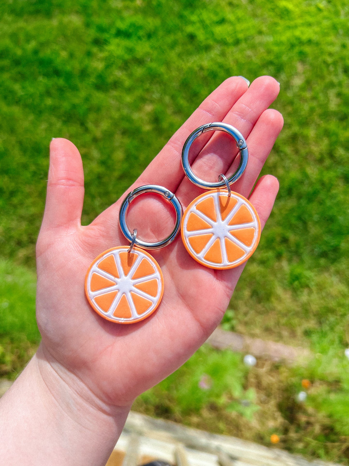 Orange Slices Glitter Boot Charms