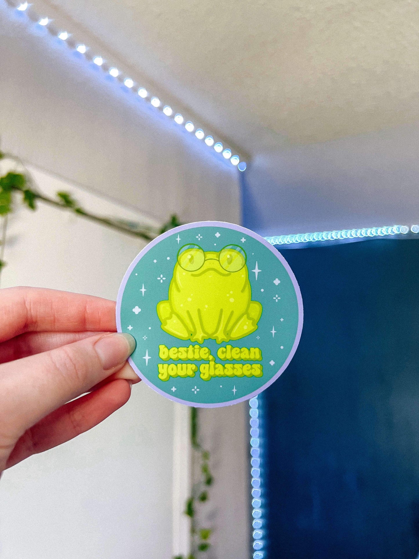 Bestie Clean Your Glasses Sticker