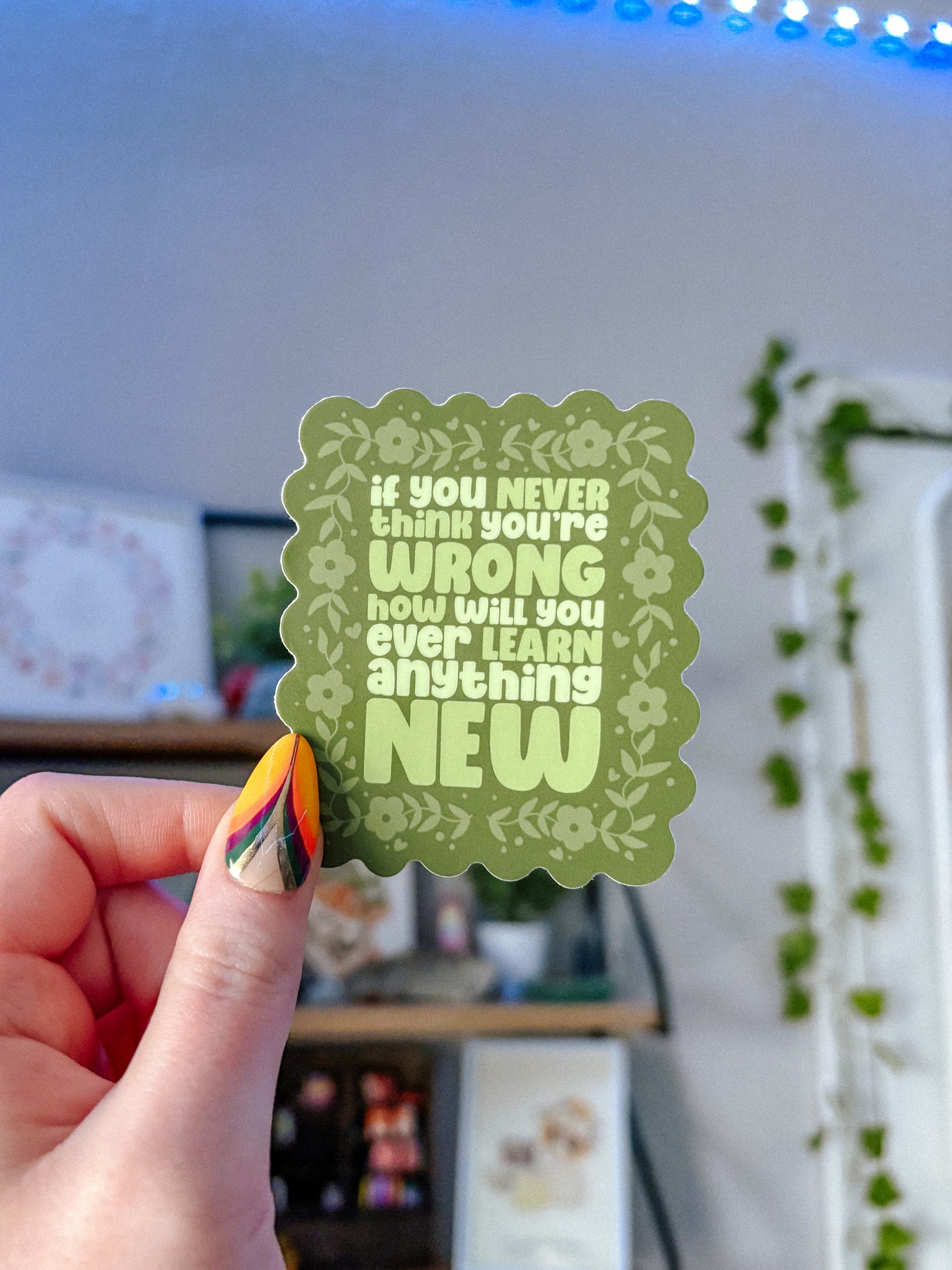Learn New Things Sticker