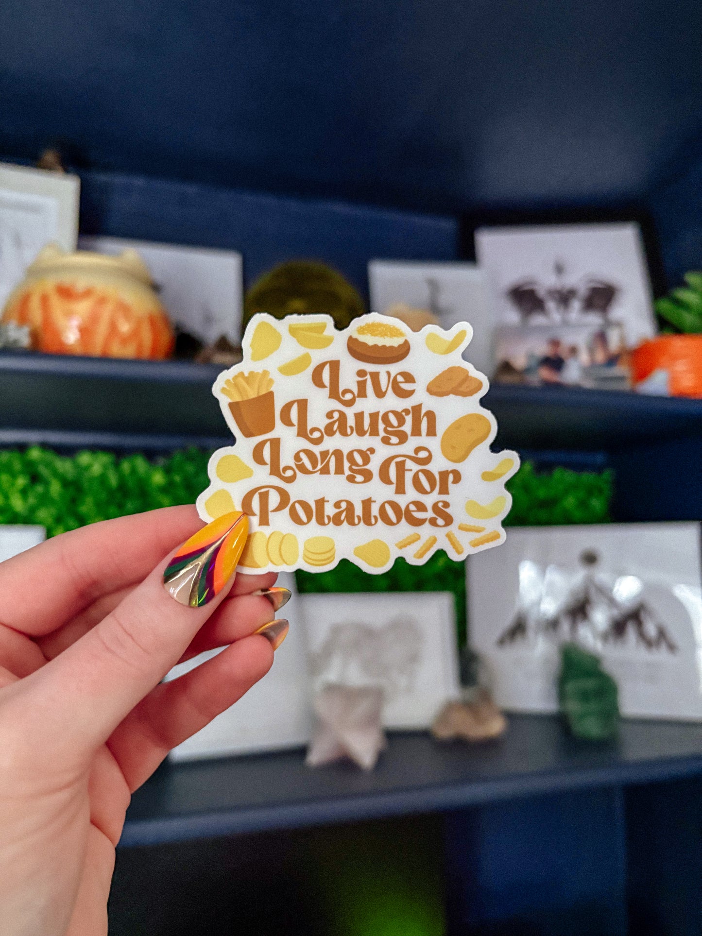 Long For Potatoes Sticker