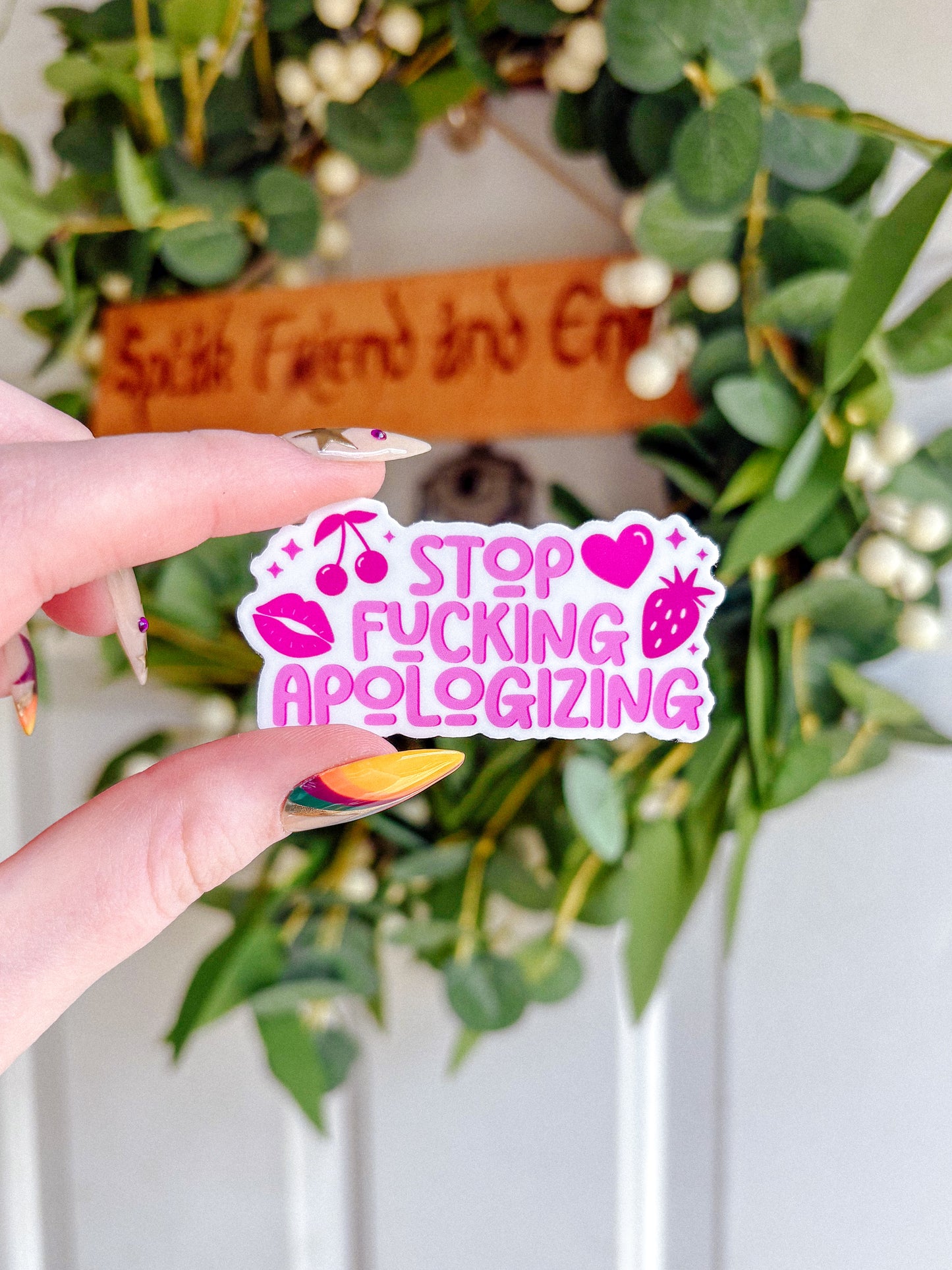 Stop Apologizing Stickerg