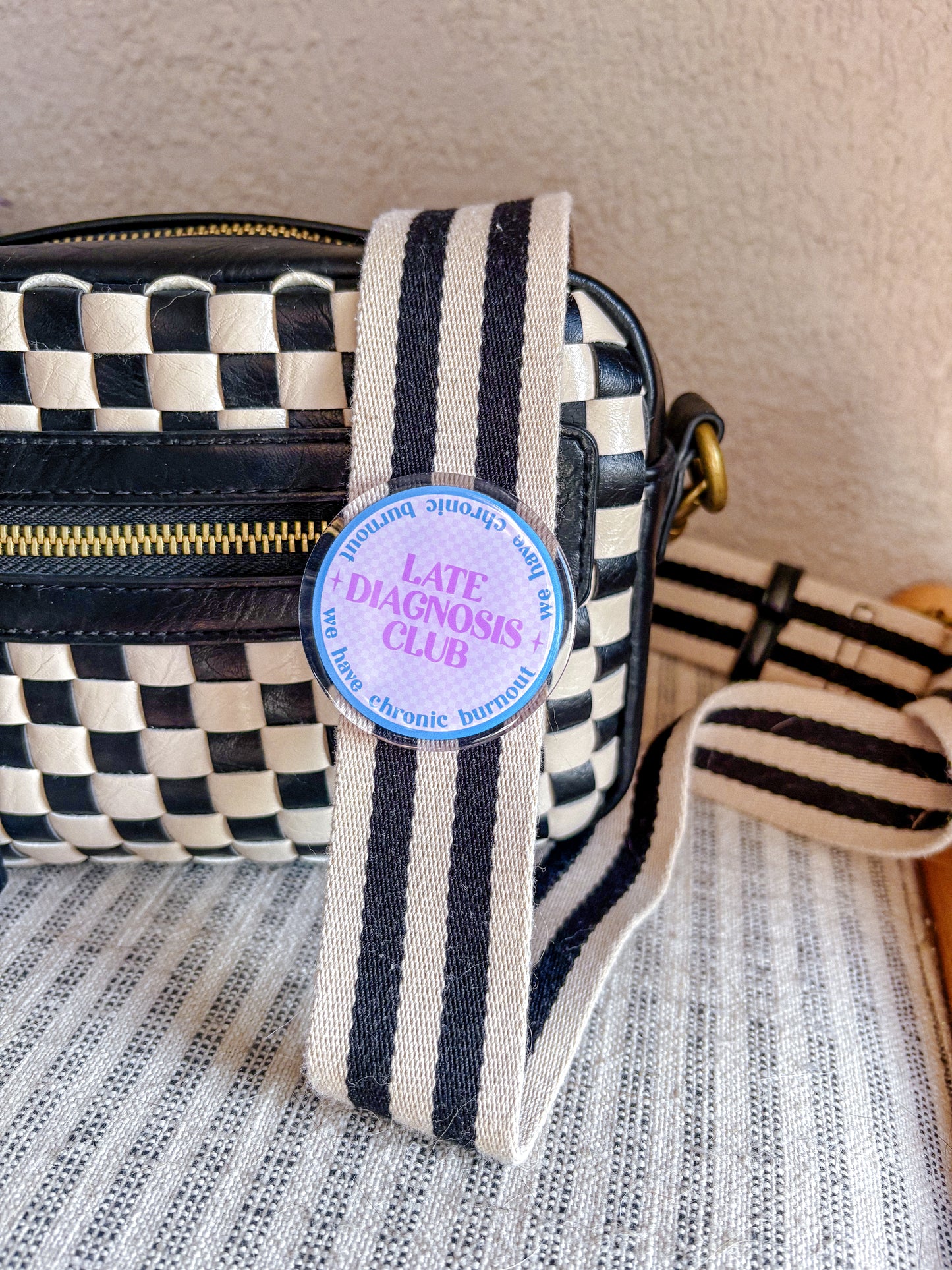 Late Diagnosis Club Pin