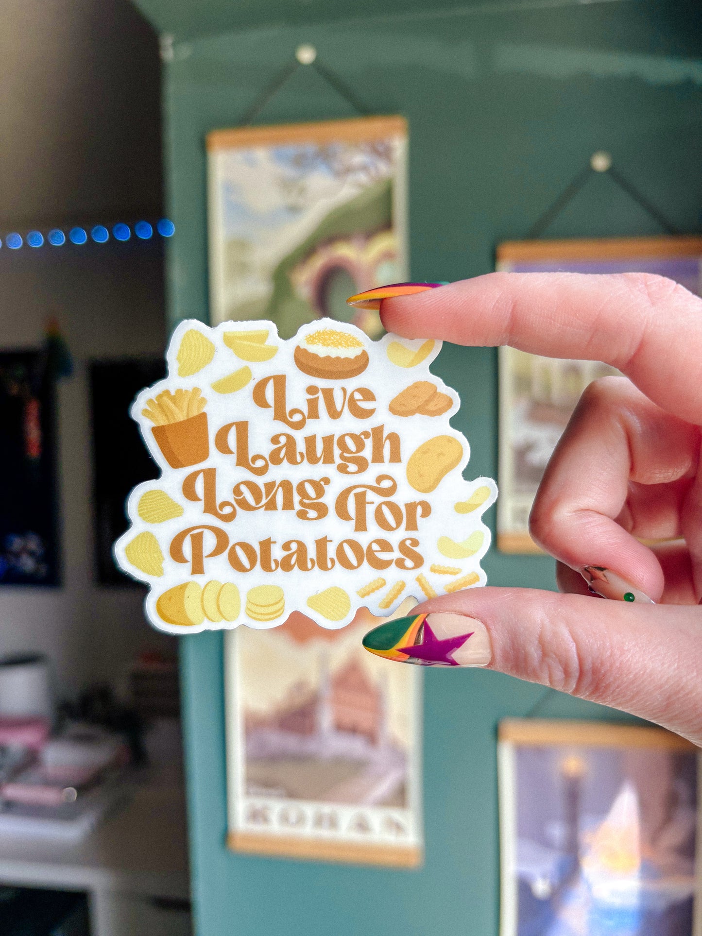Long For Potatoes Sticker