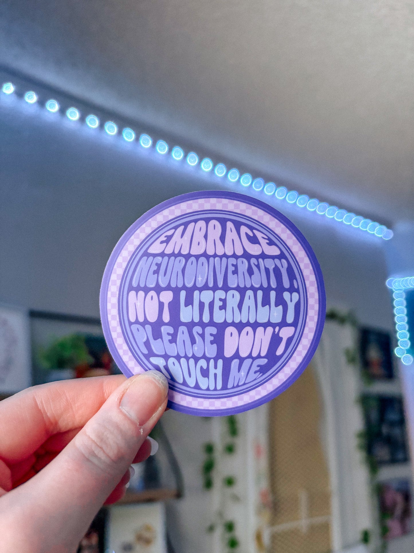 Embrace Neurodiversity Sticker (Dark)
