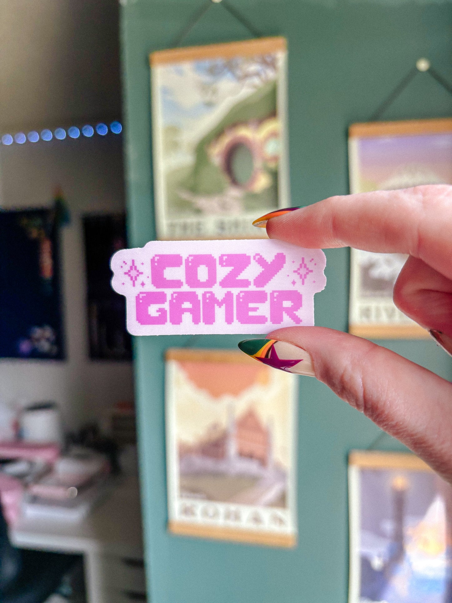 Cozy Gamer Sticker
