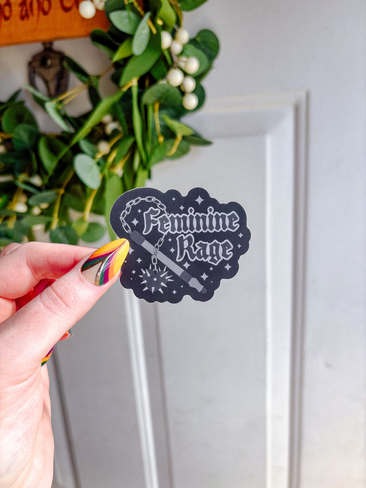 Feminine Rage Sticker