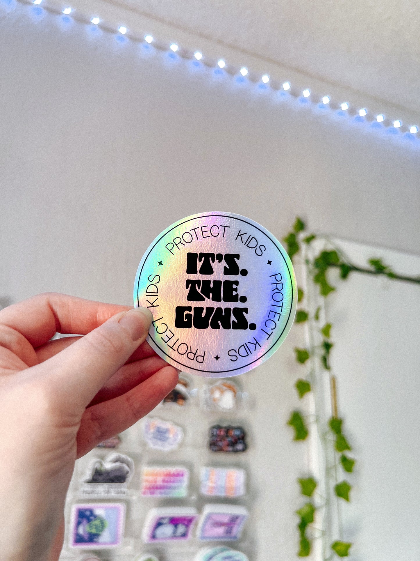 Protect Kids Holographic Sticker