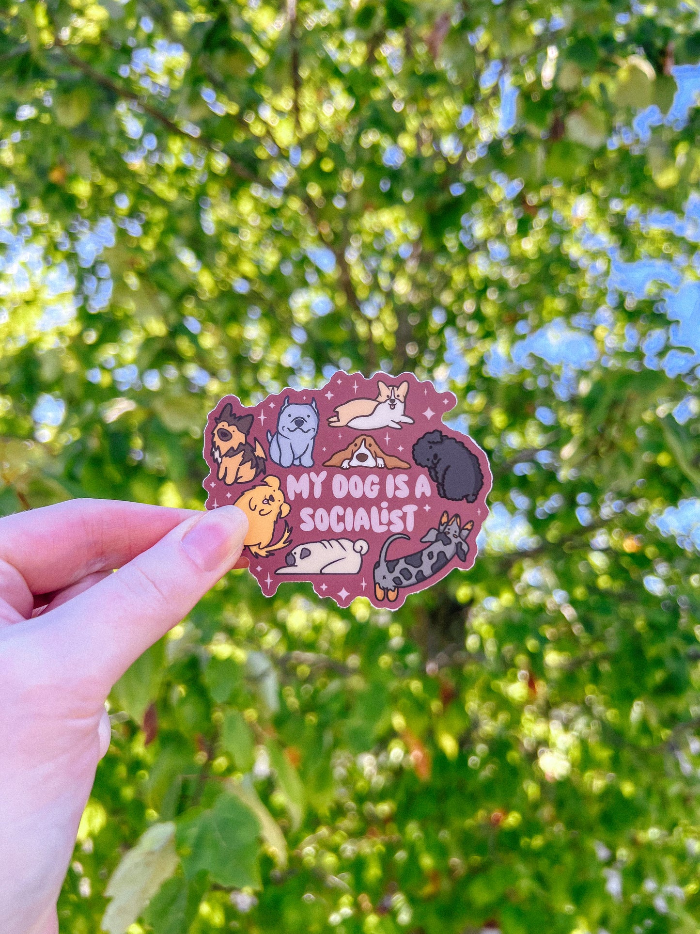 My Dog is a Socialist Sticker