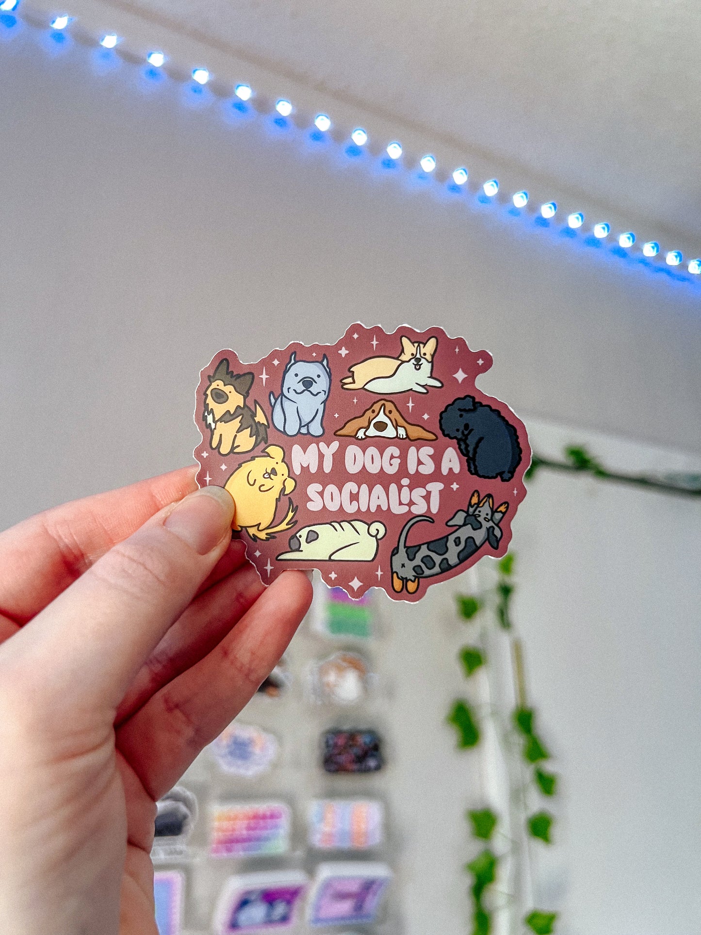 My Dog is a Socialist Sticker