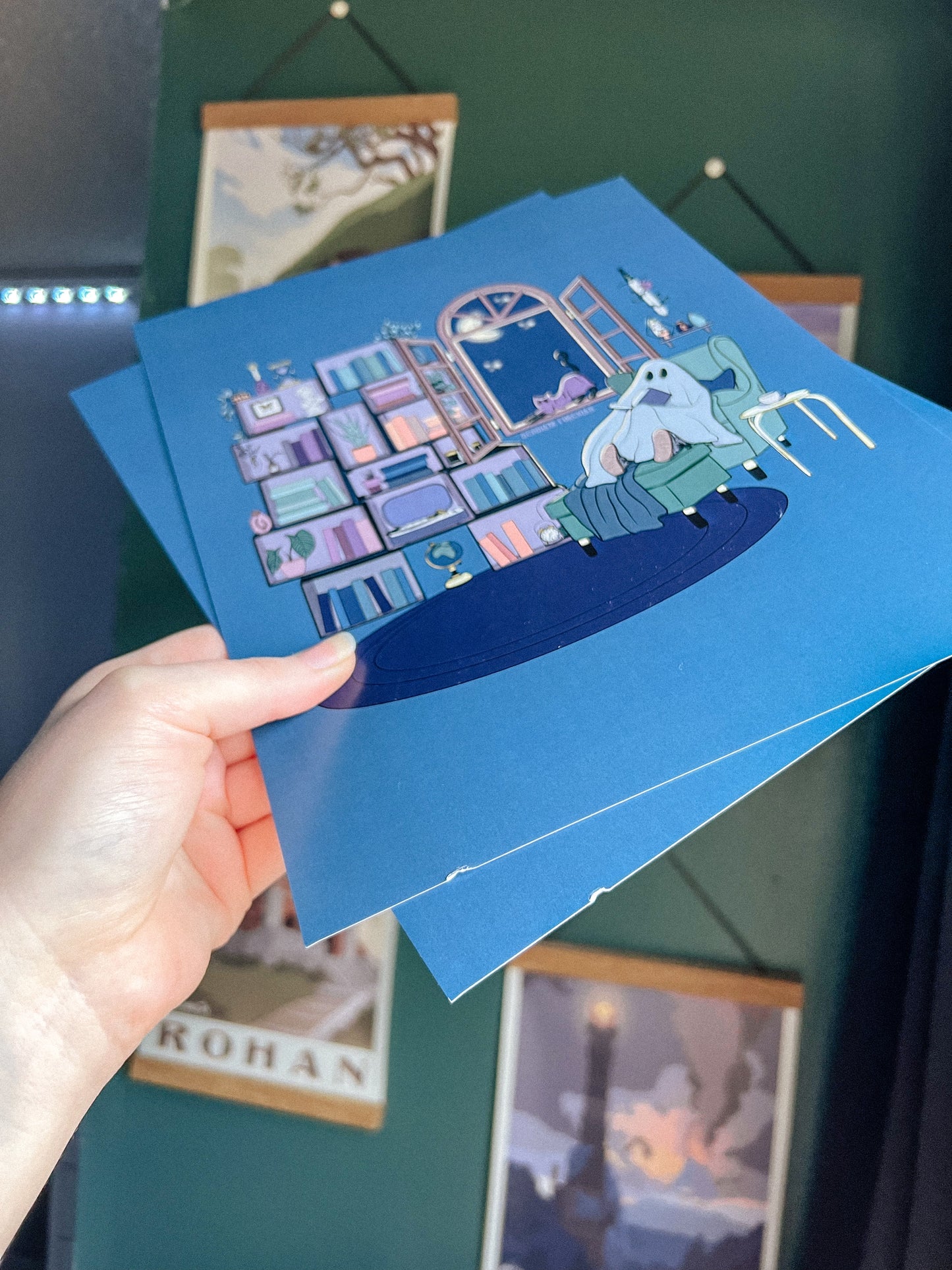 B GRADE Ghost Library XL Sticker Book