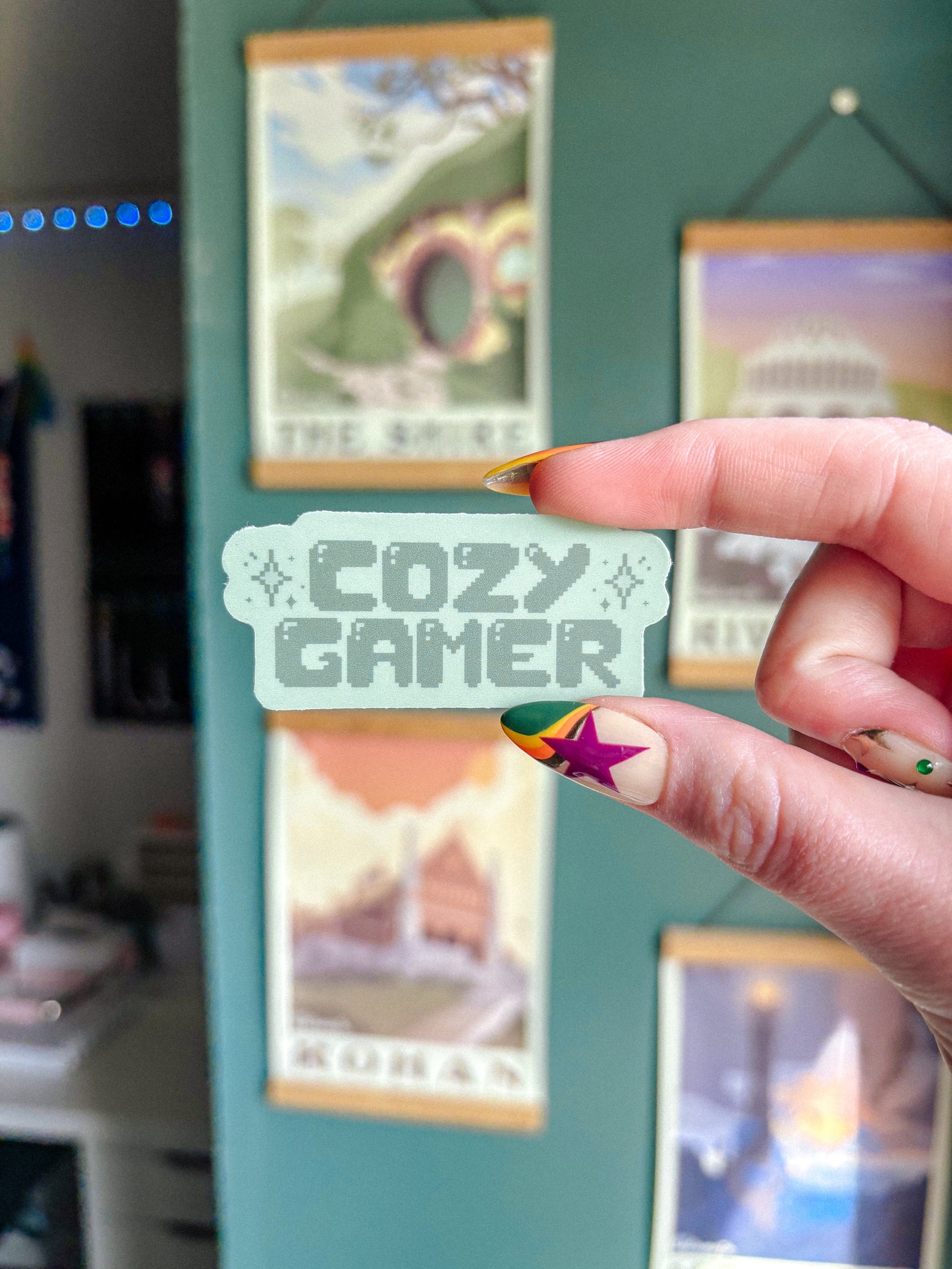 Cozy Gamer Sticker