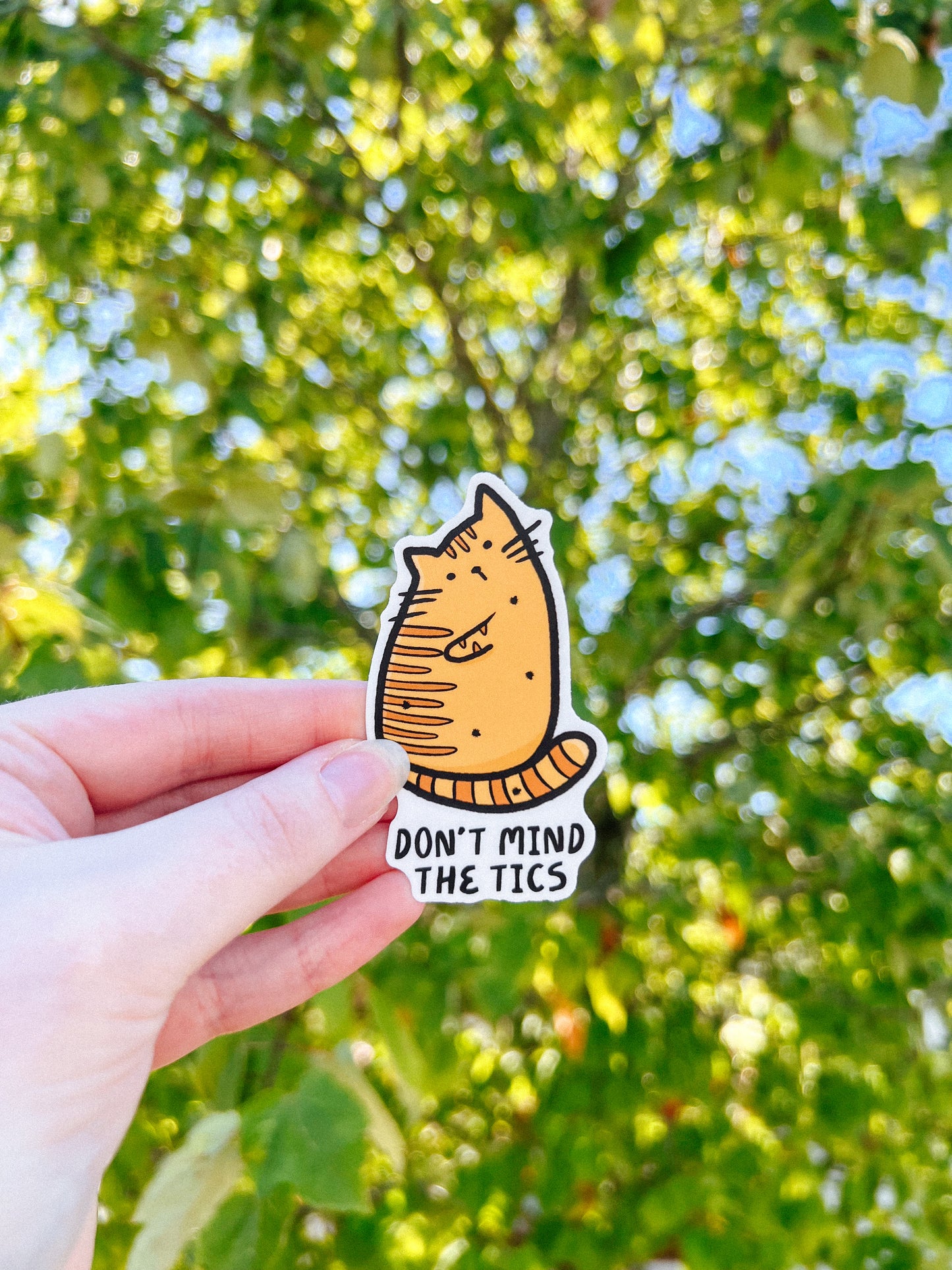 Tourette’s Cat Sticker