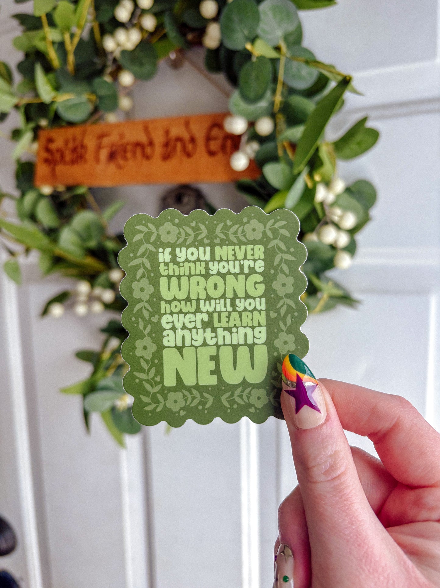 Learn New Things Sticker