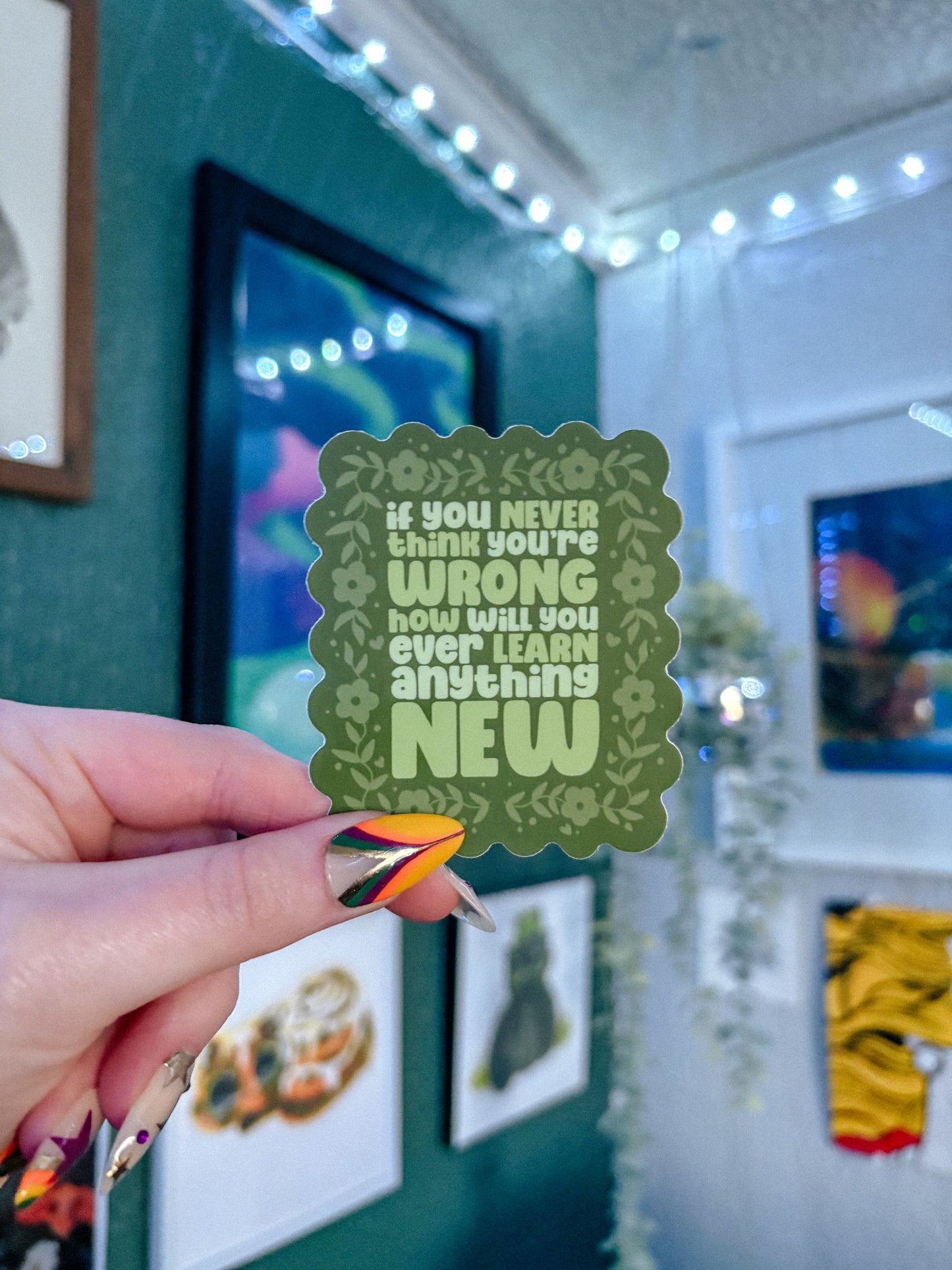 Learn New Things Sticker