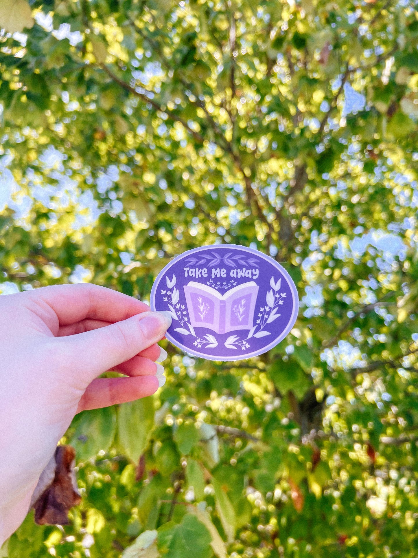 Take Me Away Book Sticker