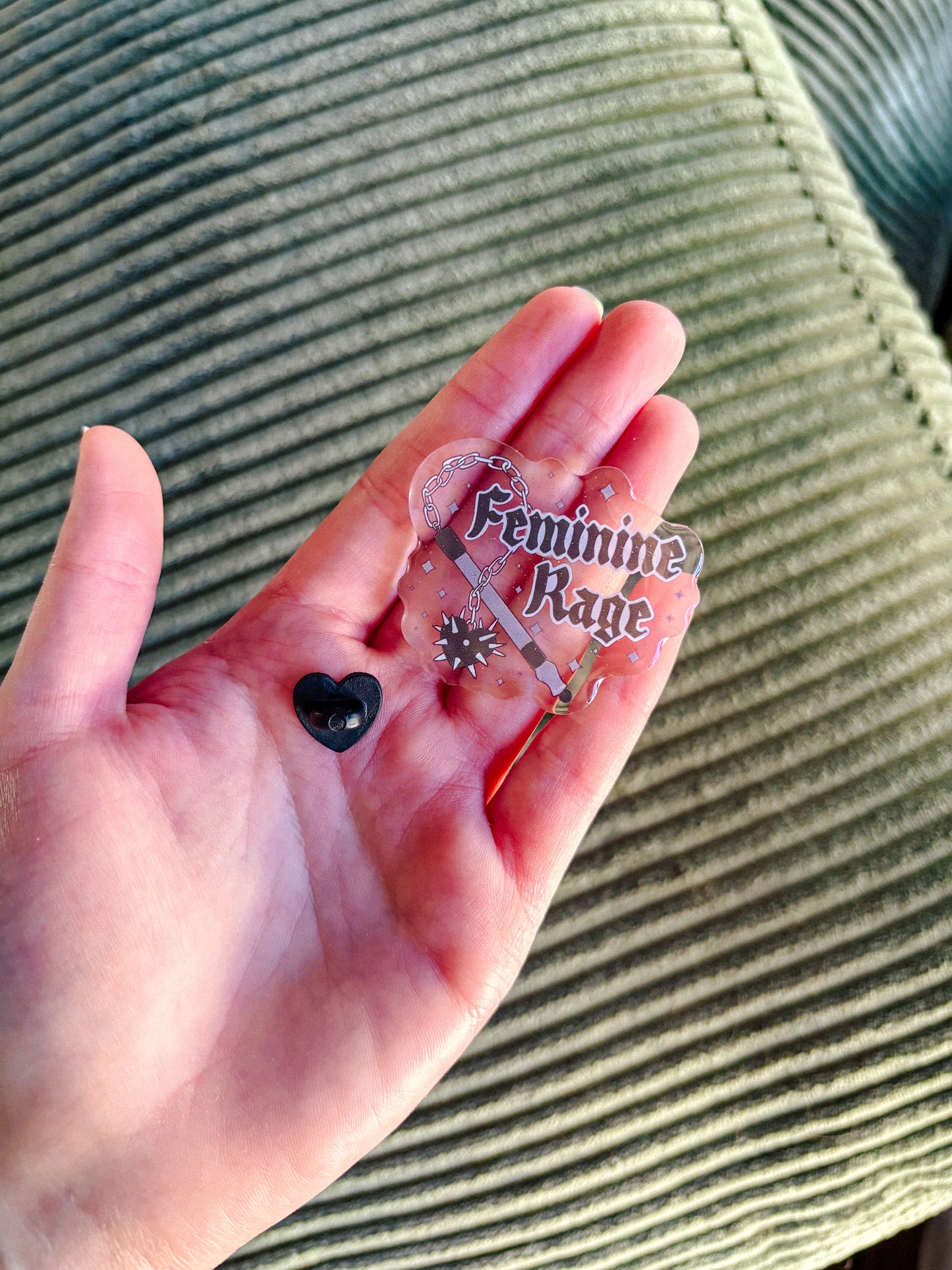 Feminine Rage Pin