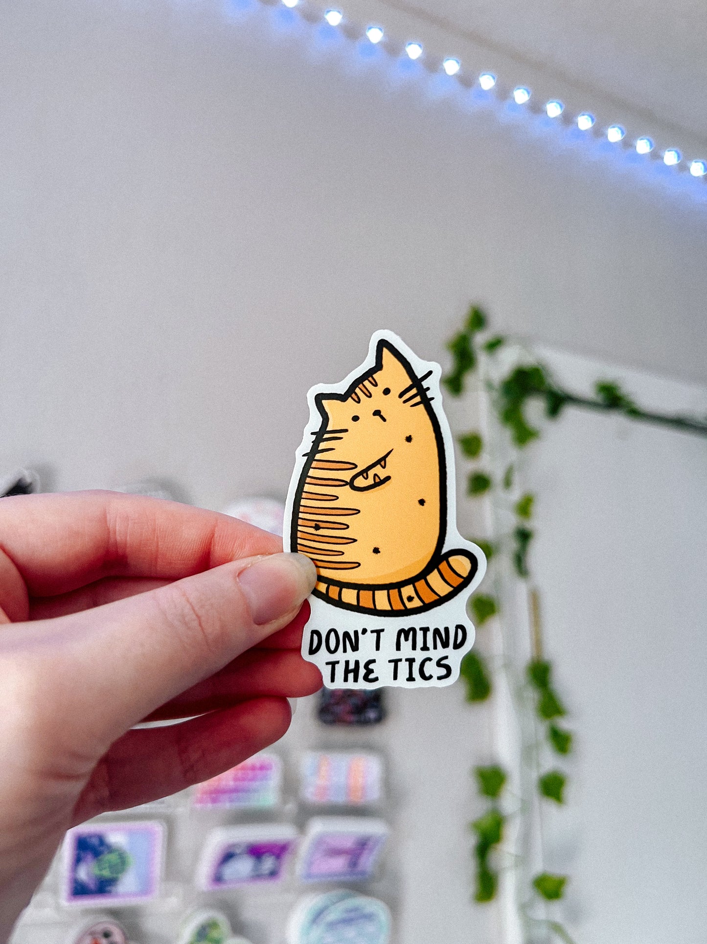 Tourette’s Cat Sticker