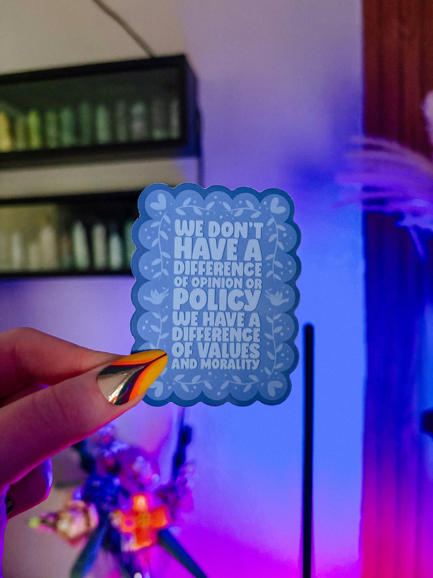 Difference of Values Sticker B Grade-LineStreaks