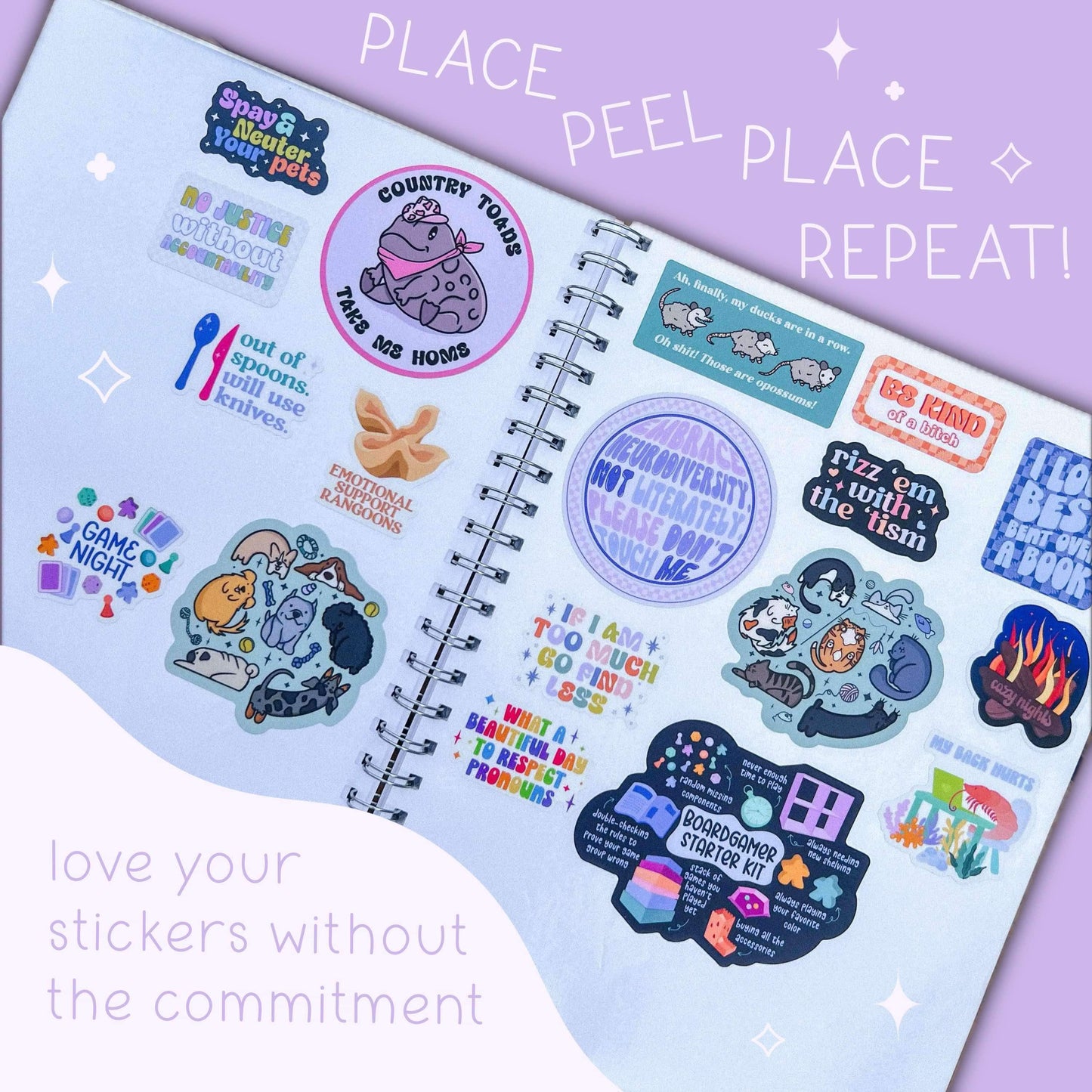 Ghost Library XL Sticker Book