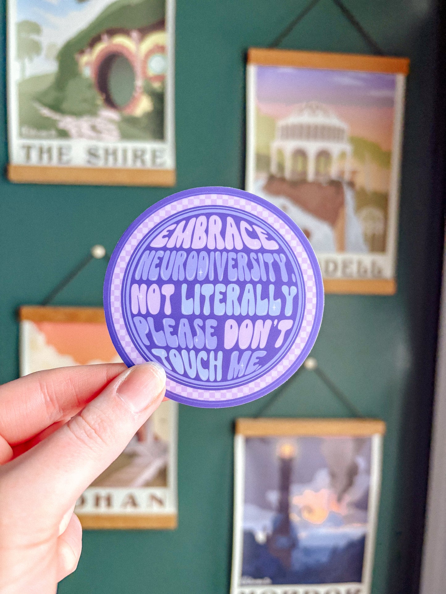 Embrace Neurodiversity Sticker (Dark)