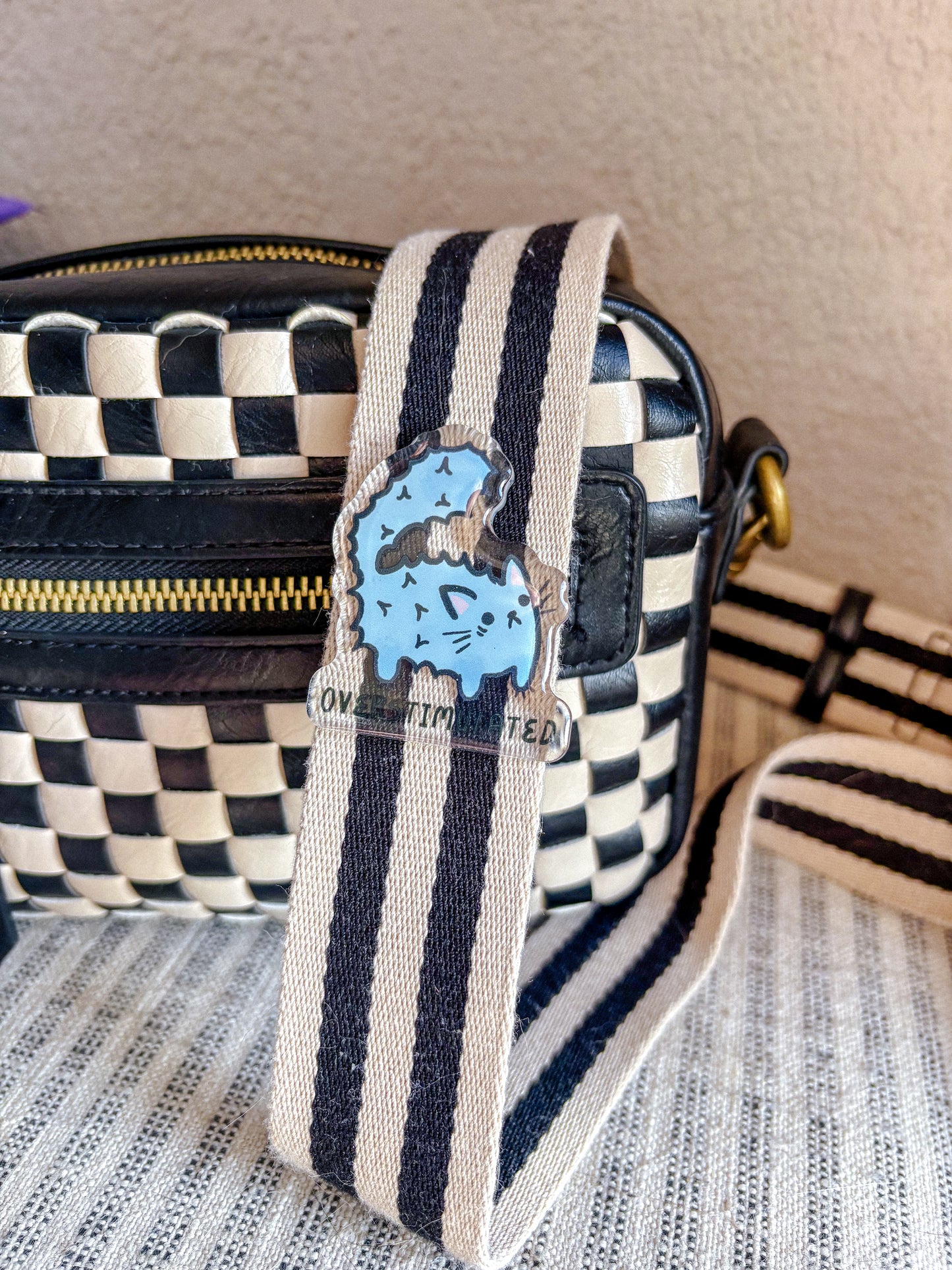 Overstimulated Cat Pin