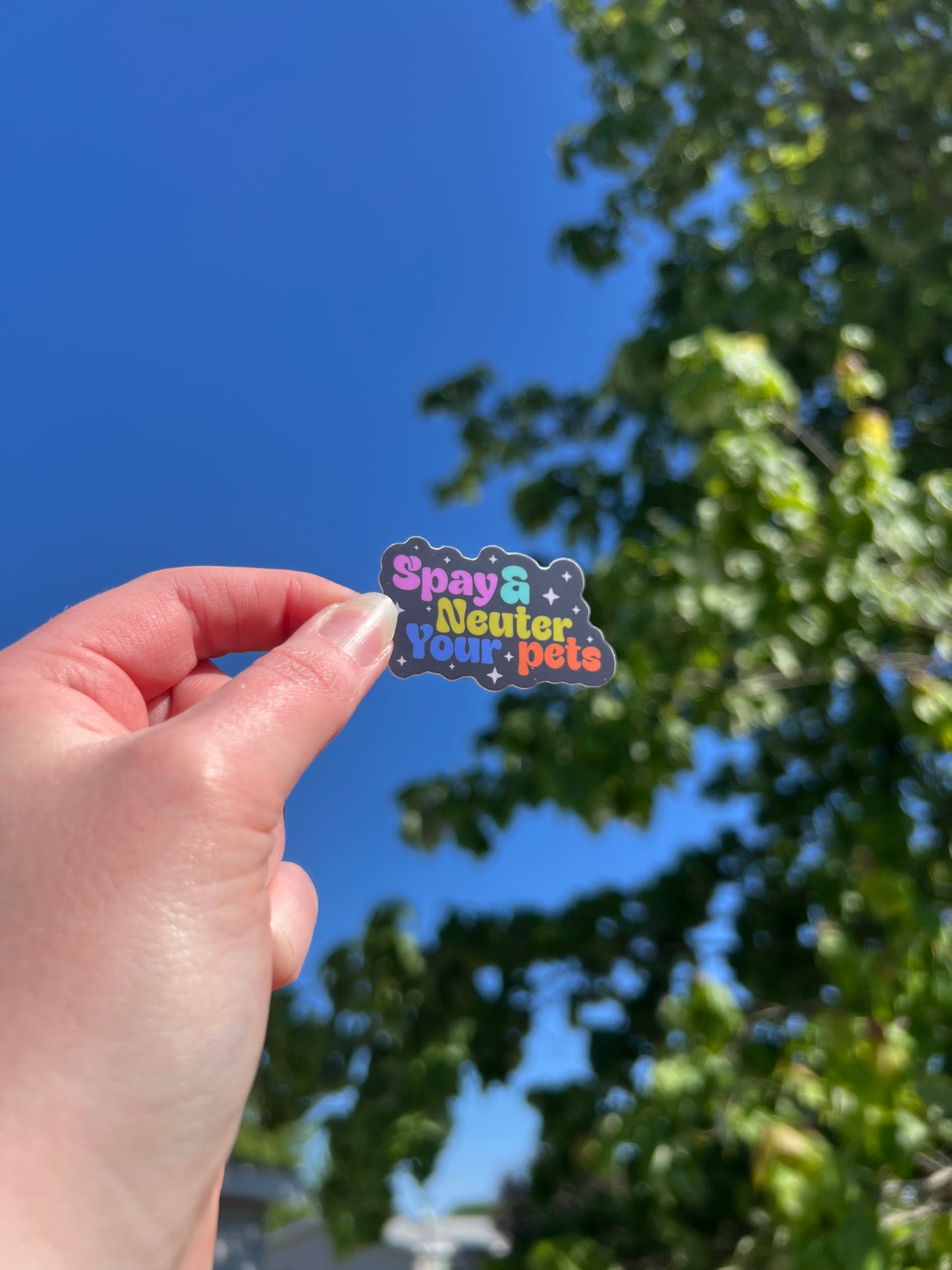 Spay & Neuter Your Pets Sticker