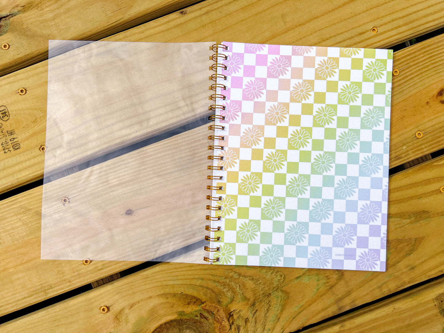 Checkered Retro Rainbow XL Sticker Book
