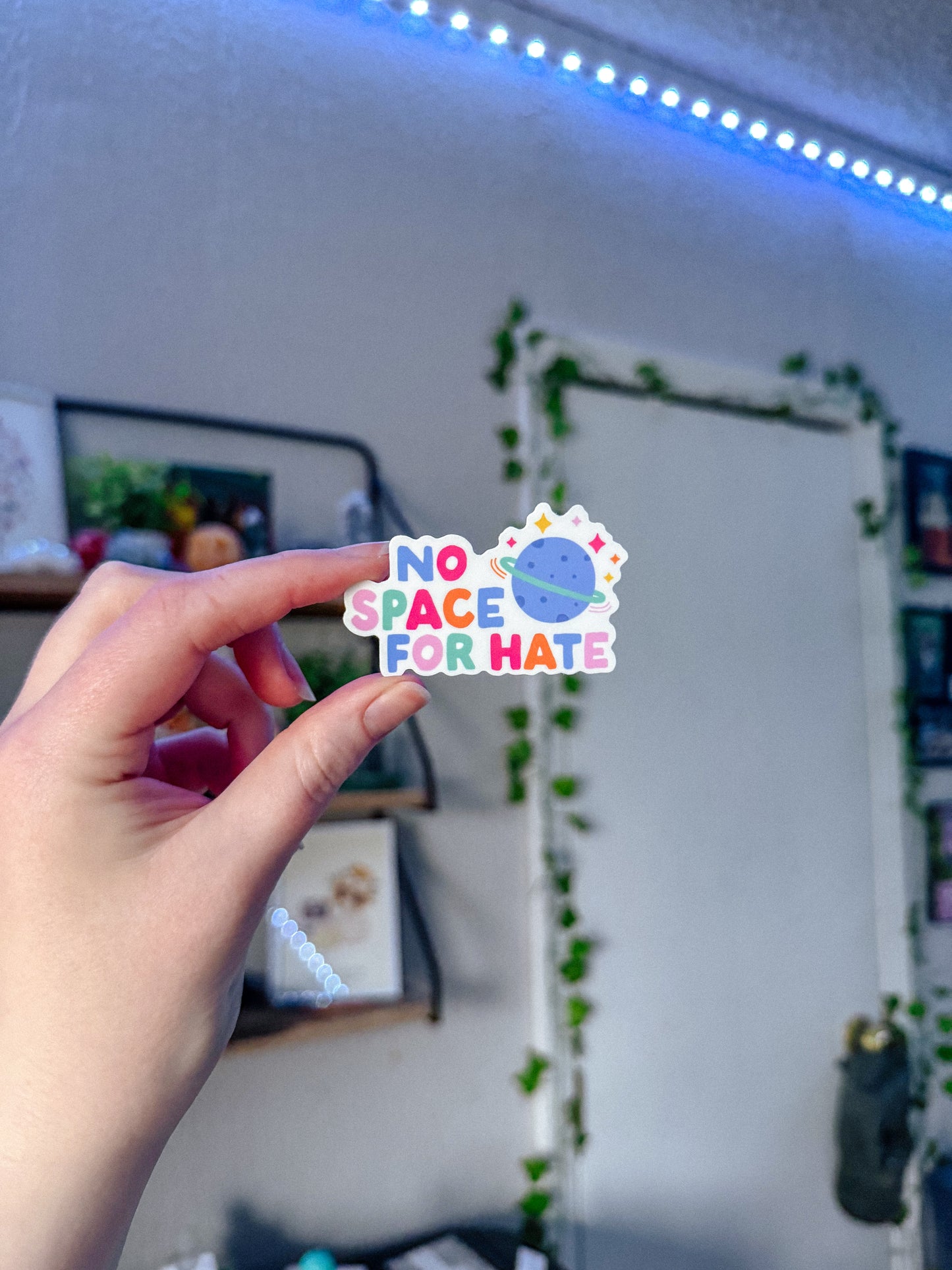No Space for Hate Sticker