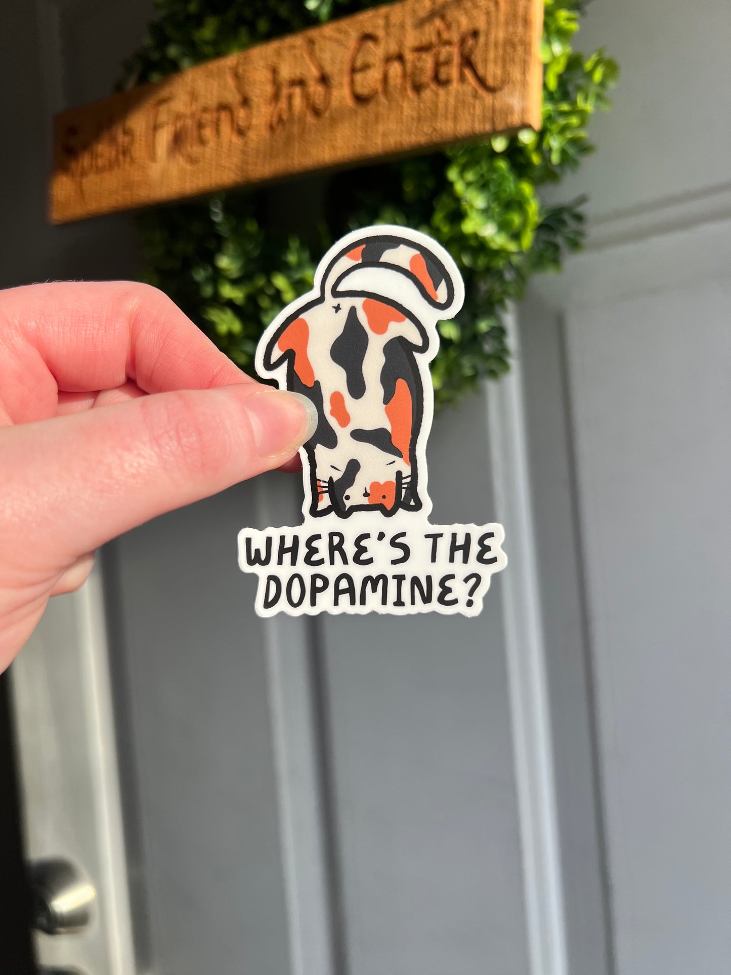 Where's the Dopamine Cat Sticker