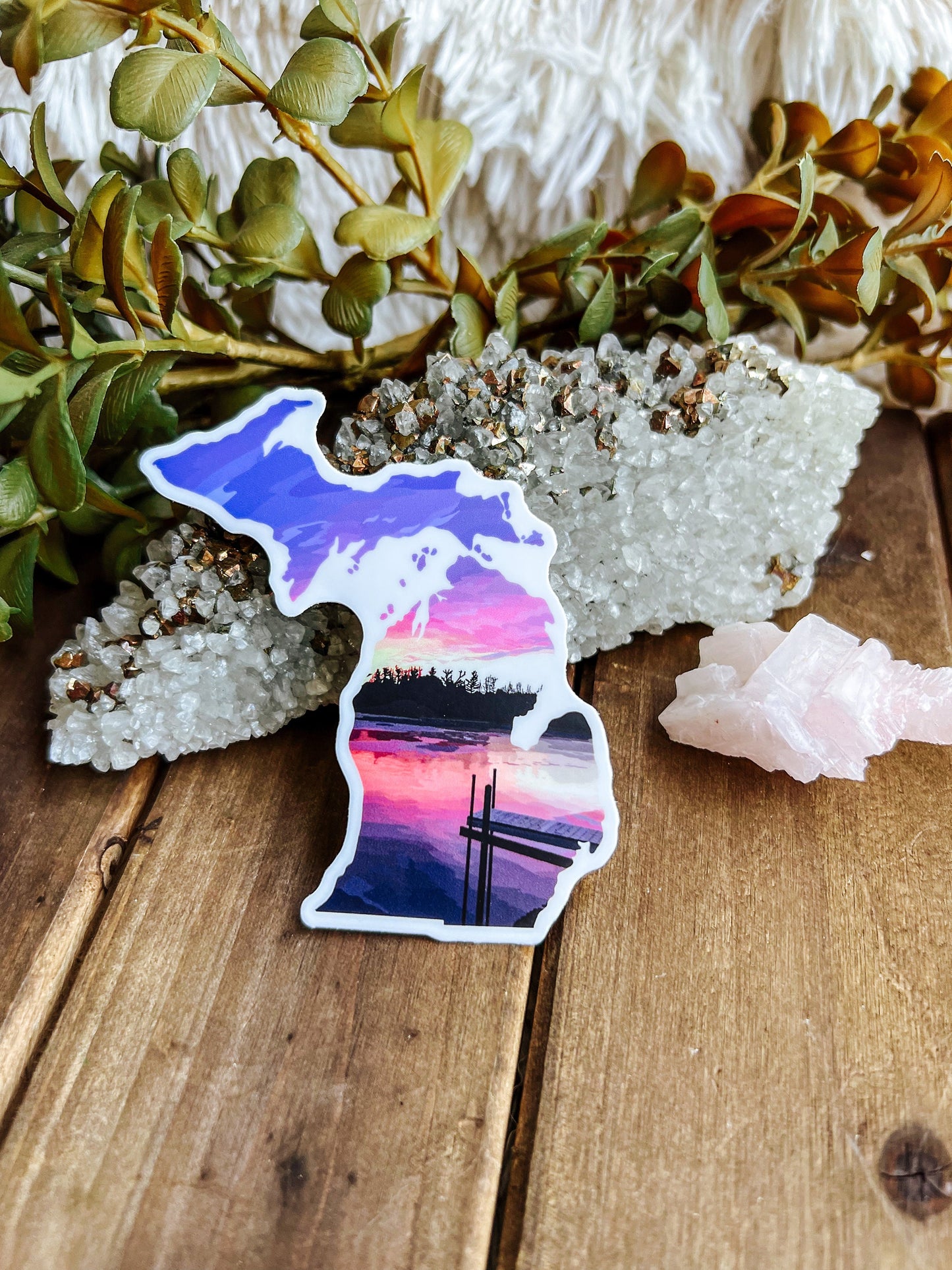 Forest Lake Michigan Sticker
