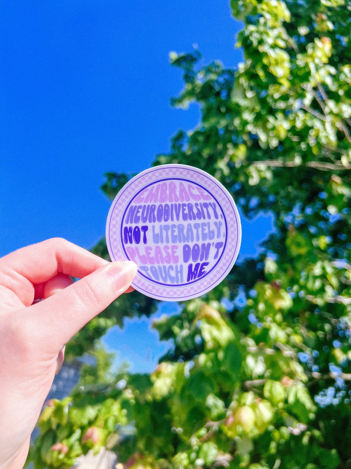 SPELLING ERROR Embrace Neurodiversity Sticker