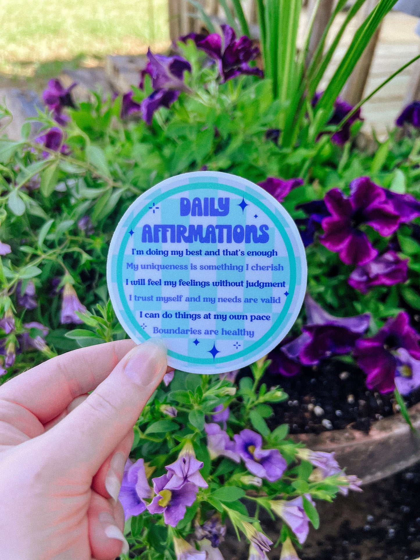 Daily Affirmations Sticker