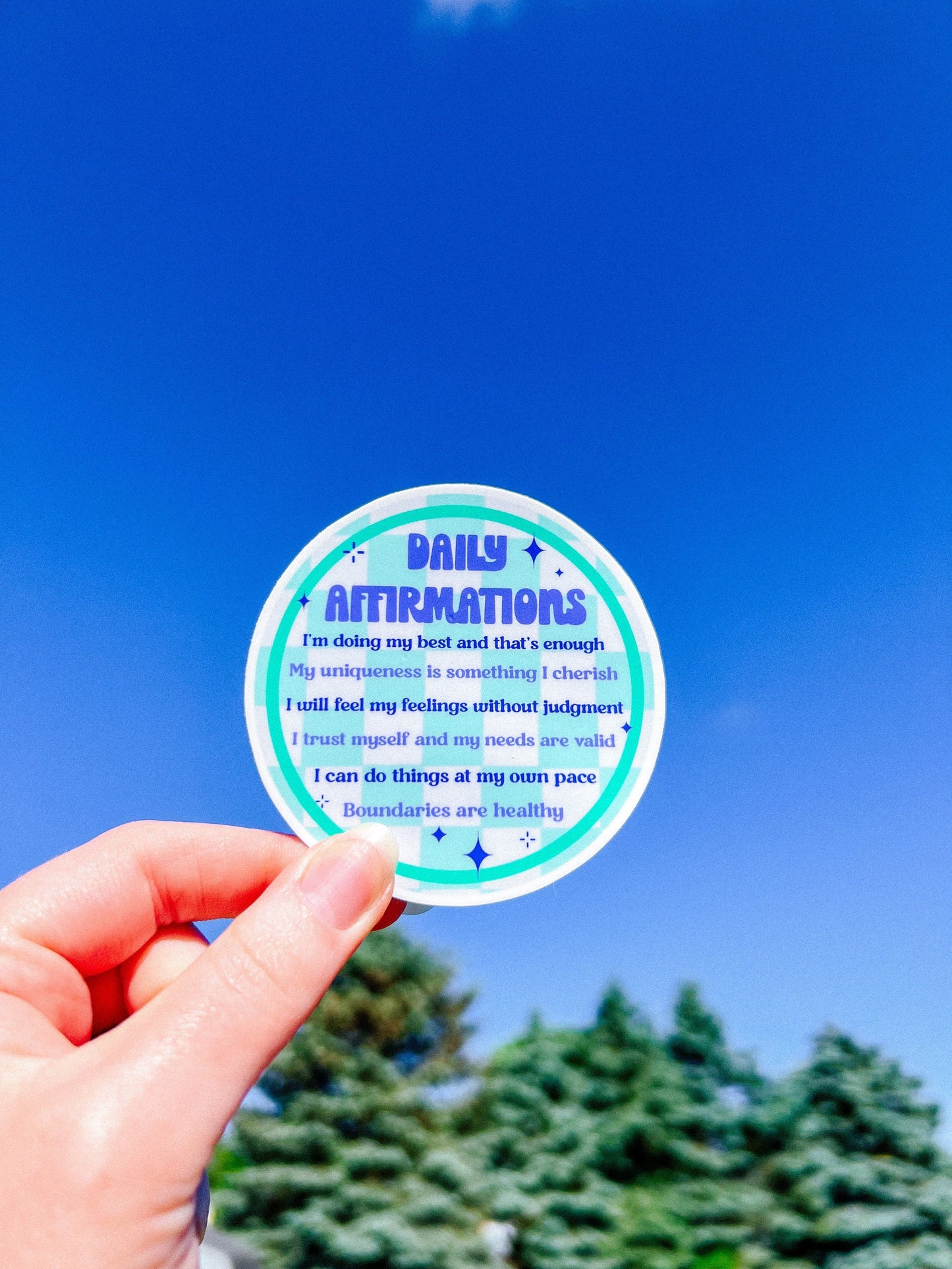 Daily Affirmations Sticker