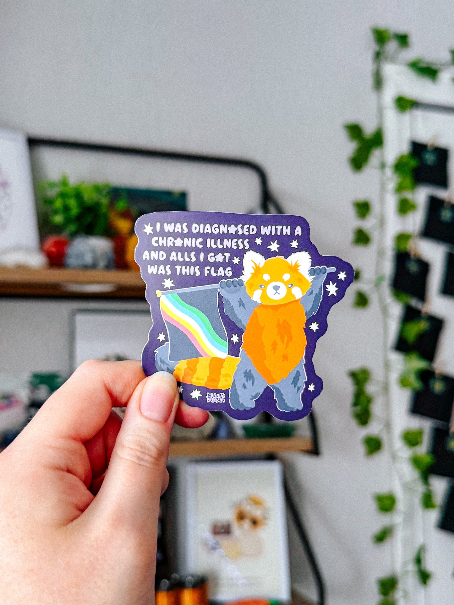 Diagnosed with Chronic Illness Sticker