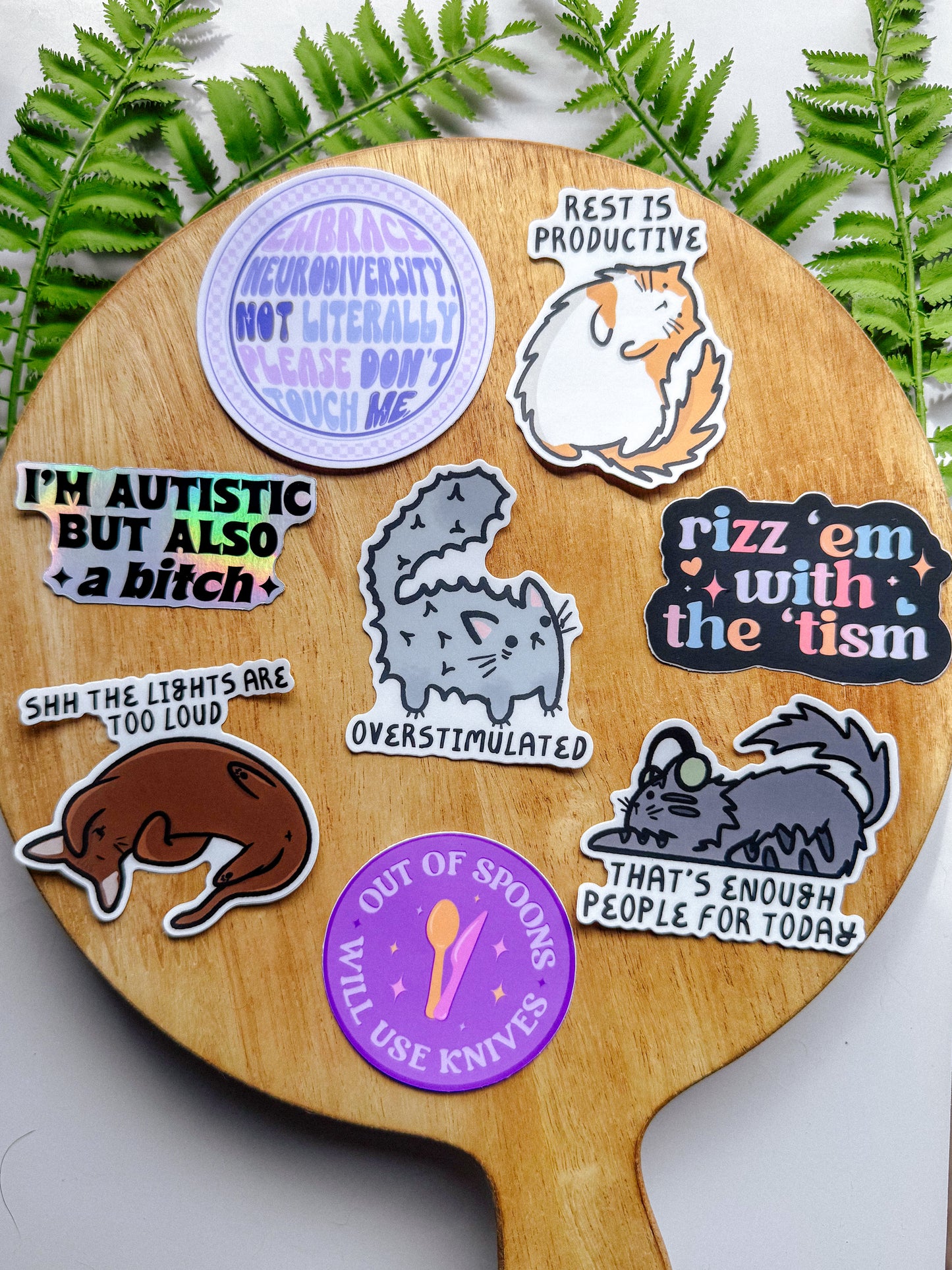 Autism Sticker Pack of 8