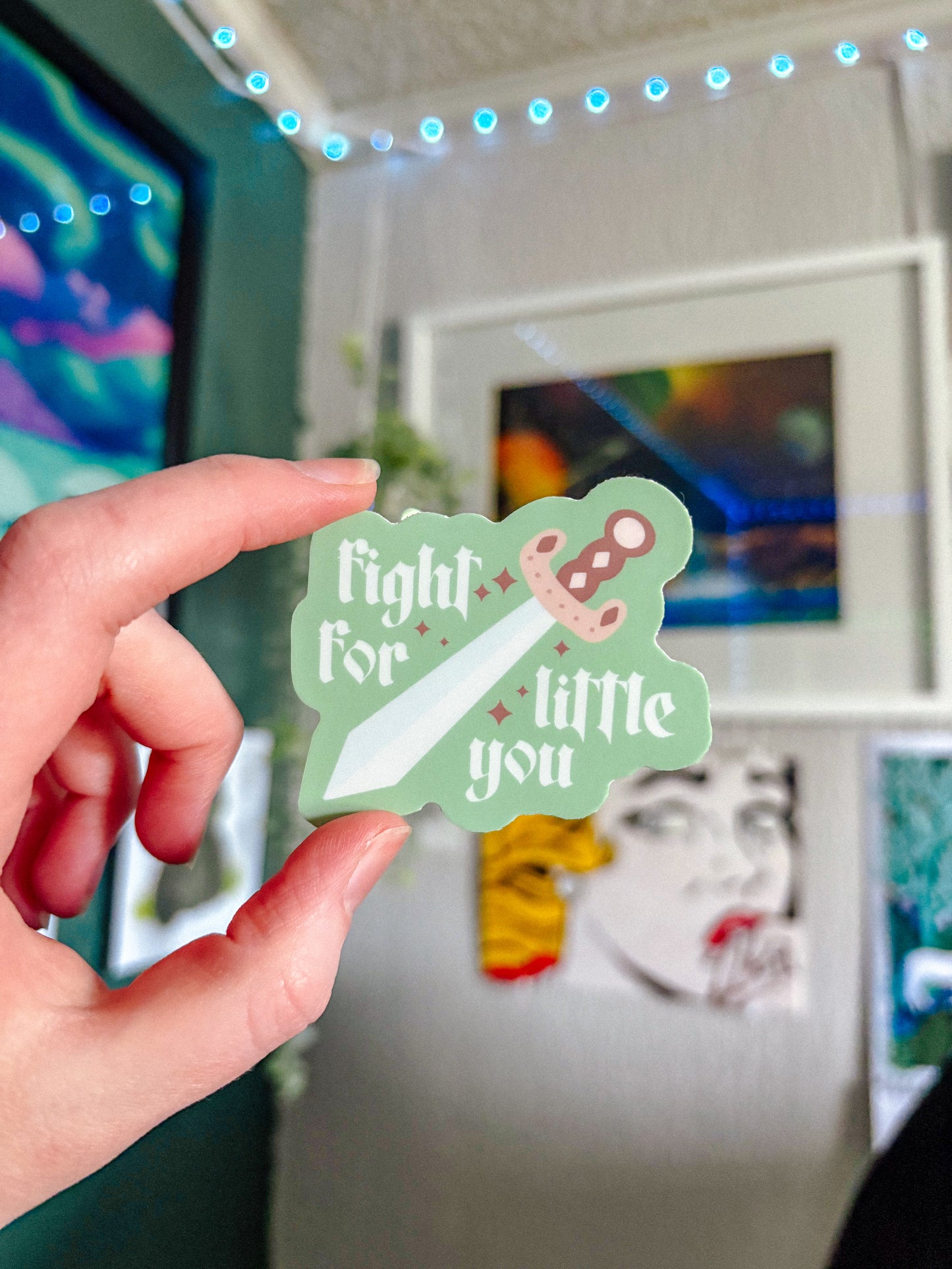 Fight for Little You Sticker