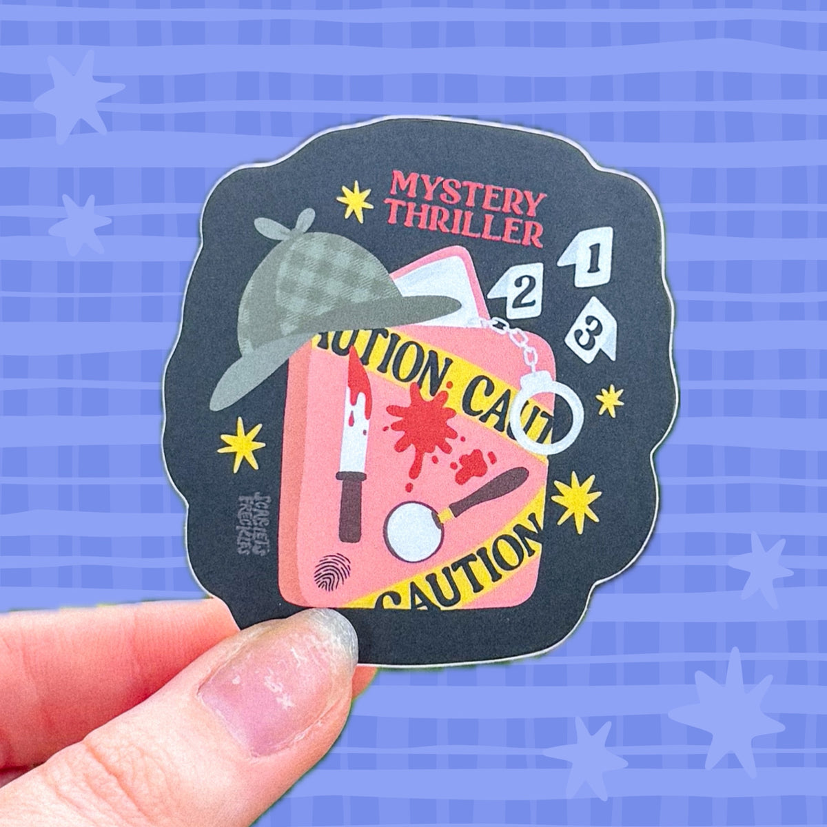 Mystery Thriller Book Sticker