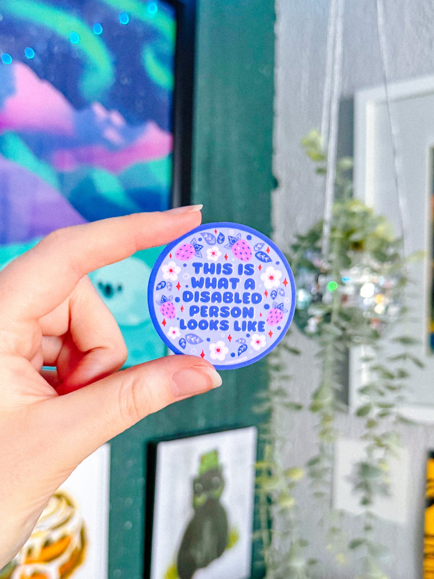 This is What a Disabled Person Looks Like Sticker