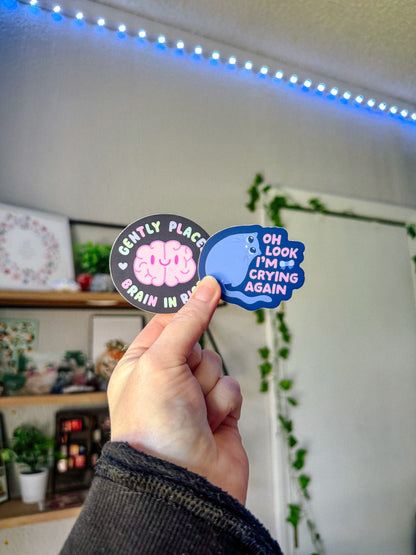 Silly Mental Health Sticker Pack of 6