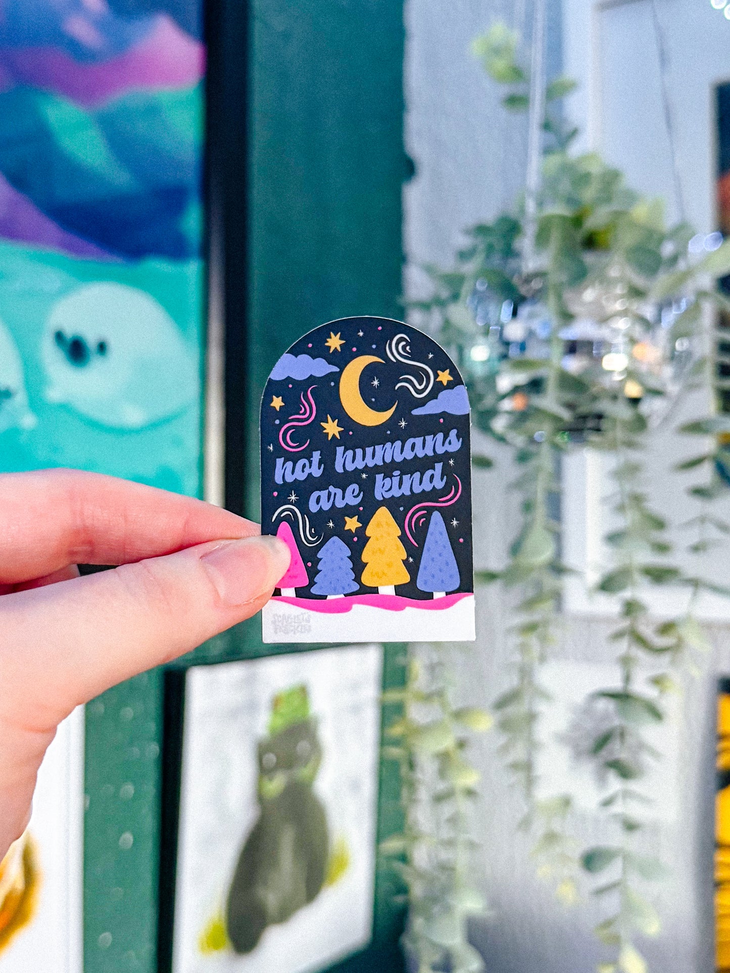 Hot Humans are Kind Sticker