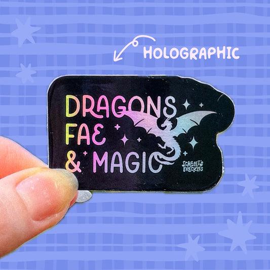 Dragons Fae & Magic Sticker