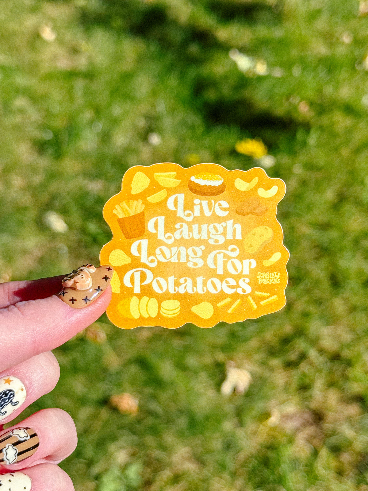 Long For Potatoes Sticker