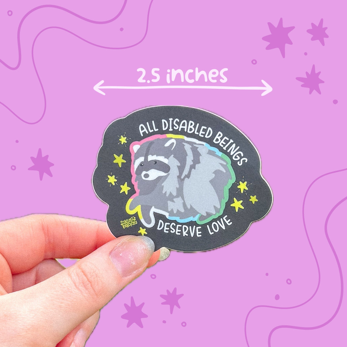 Jimothy Disability Love Sticker