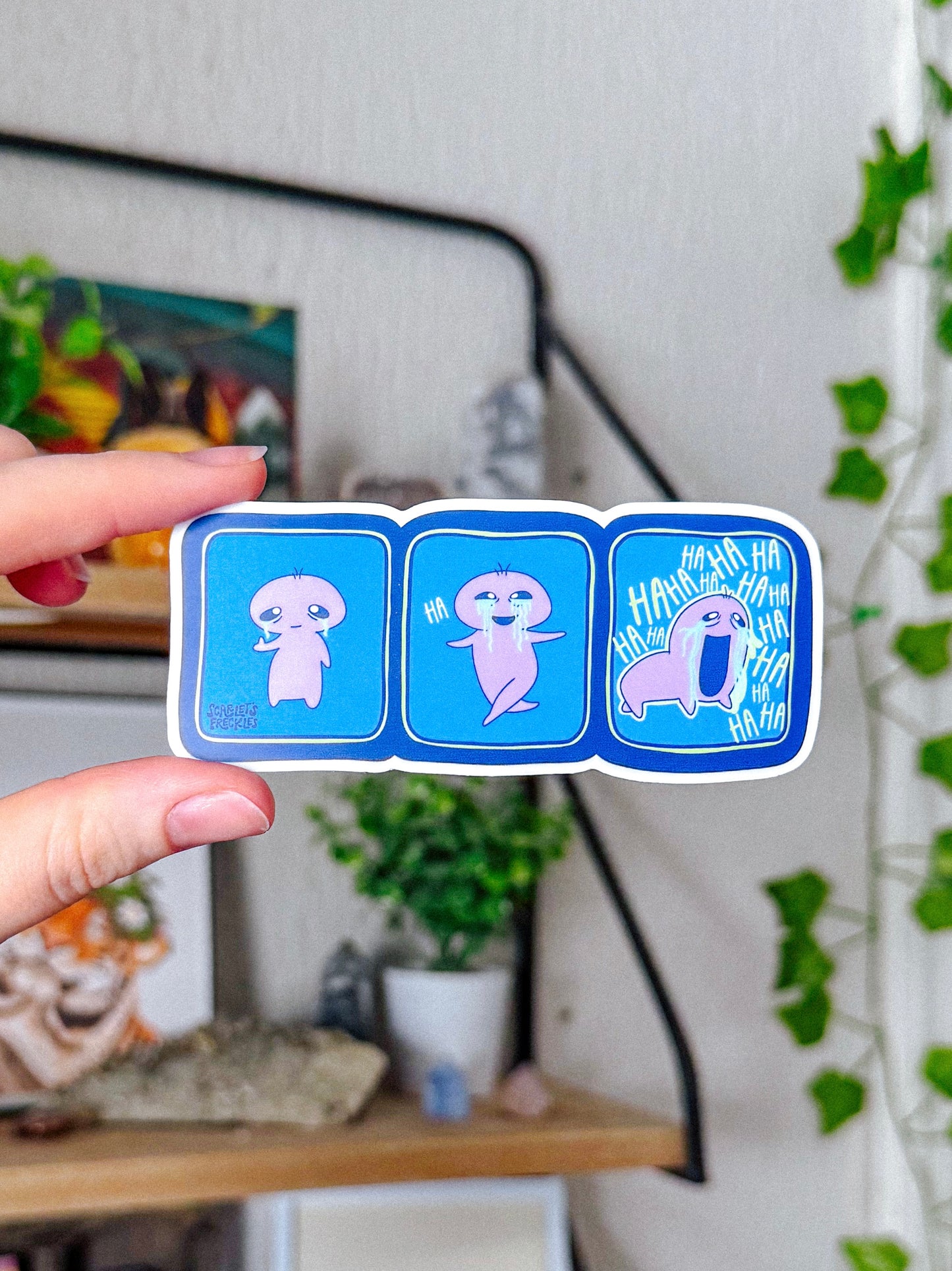 Crying Laughing Sticker