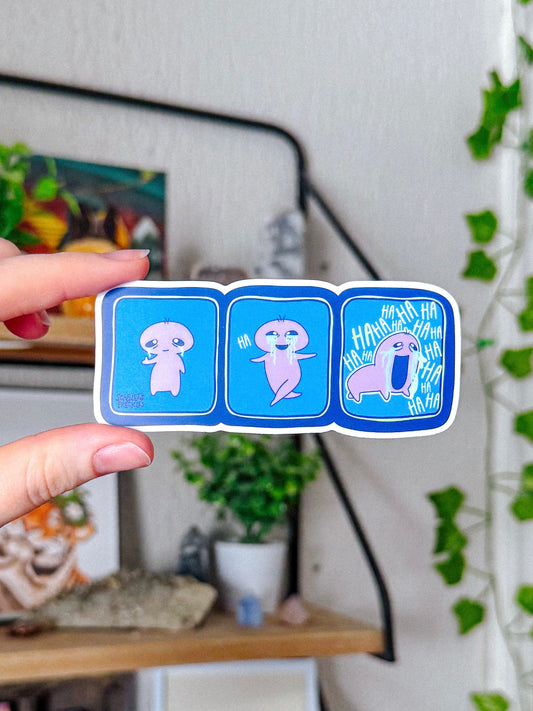Crying Laughing Sticker