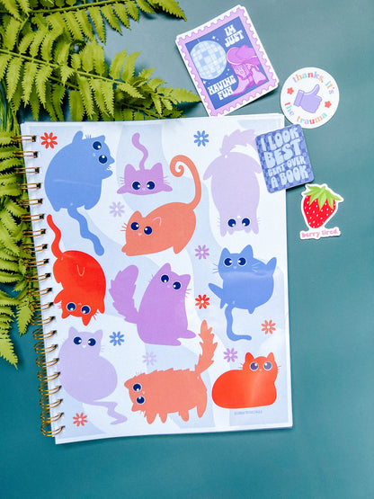 Silly Cats XL Sticker Book