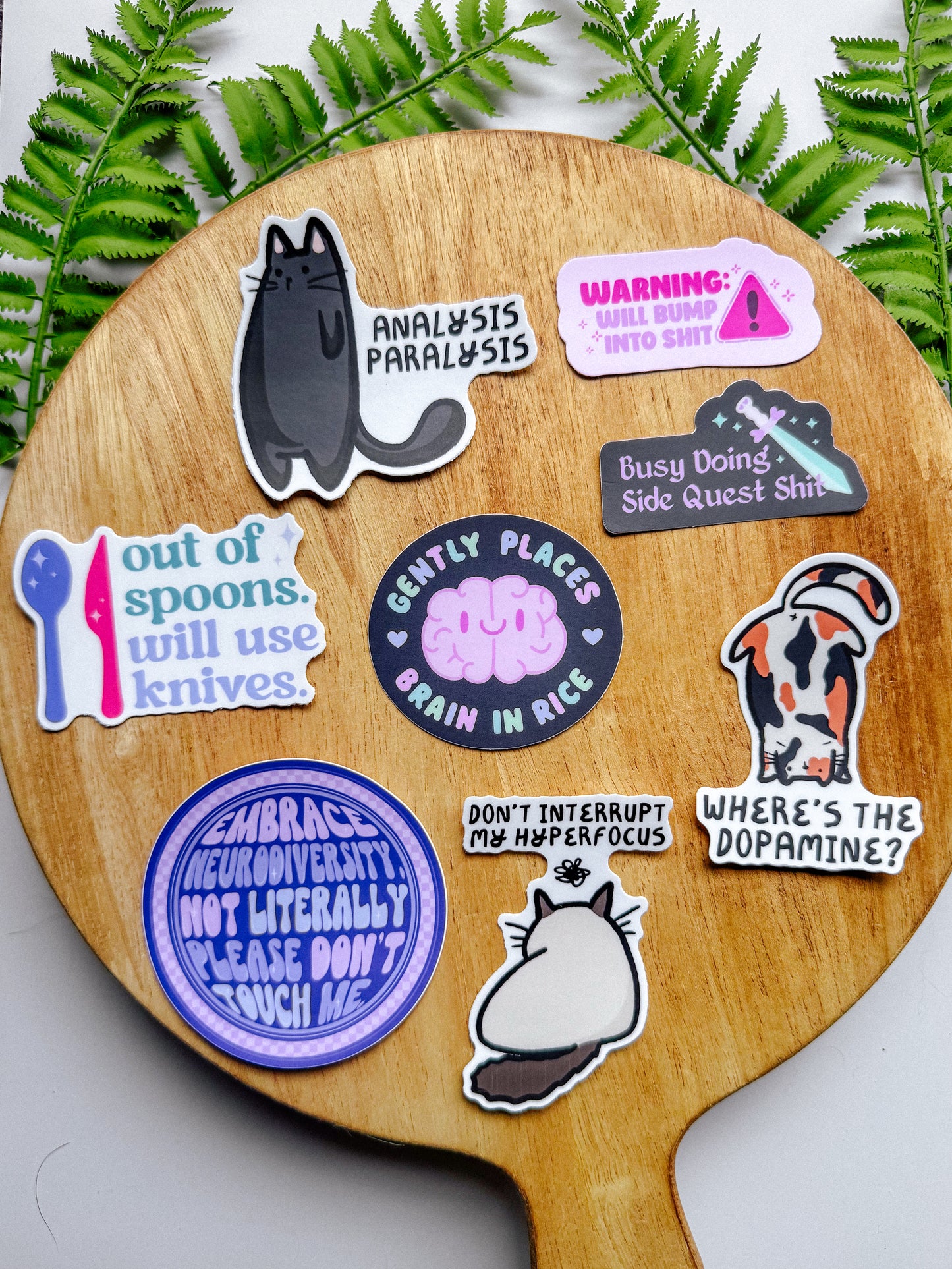 Chronic Illness Sticker Pack of 8
